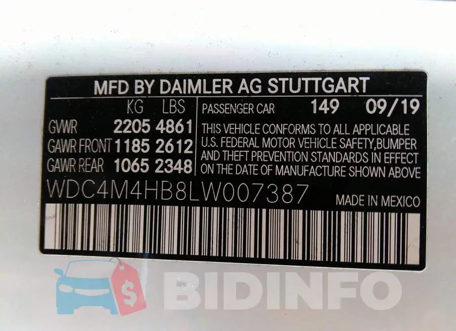 WDC4M4HB8LW007387 Photo# 9