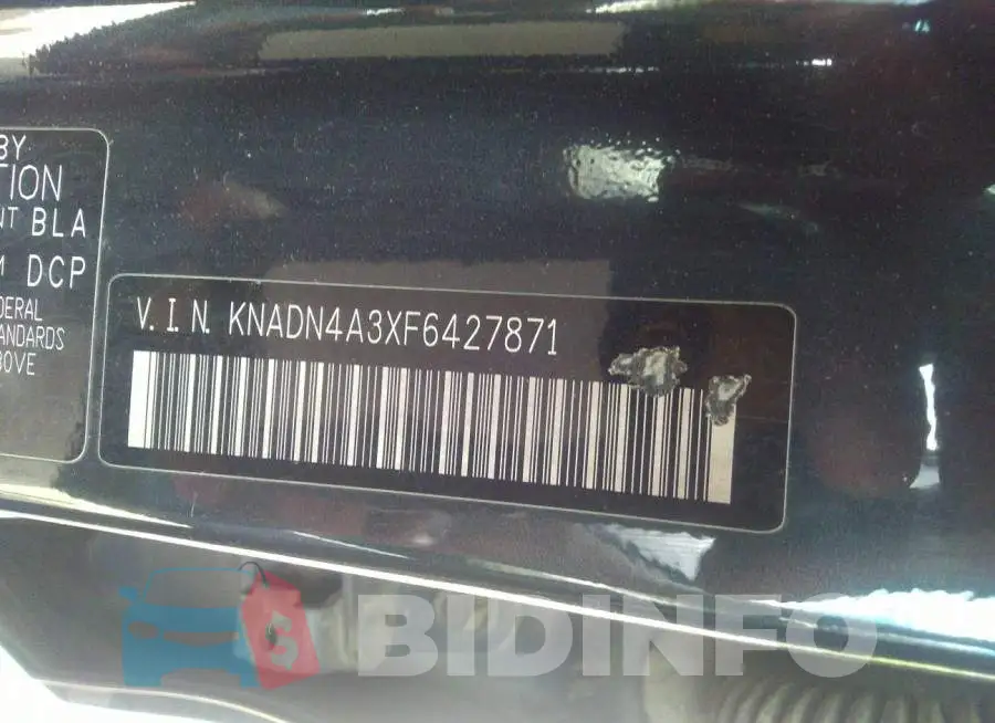 KNADN4A3XF6427871 Photo# 9