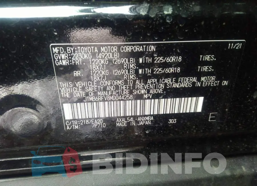 JTMB6RFV8MD044258 Photo# 9