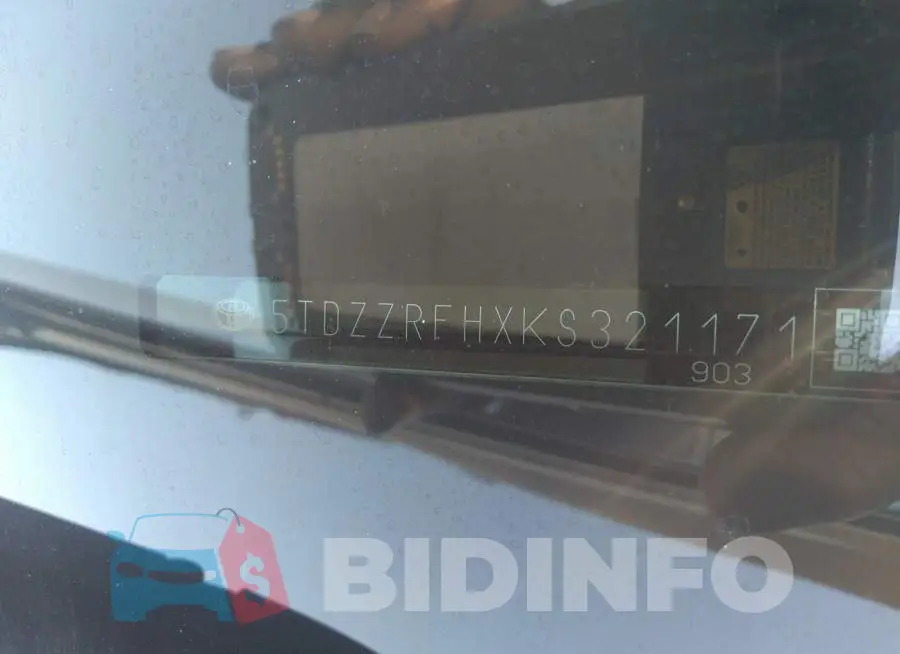 5TDZZRFHXKS321171 Photo# 9