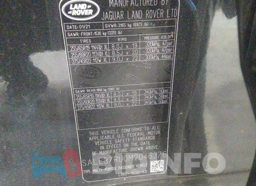 SALE37RU0M2046376 Photo# 9