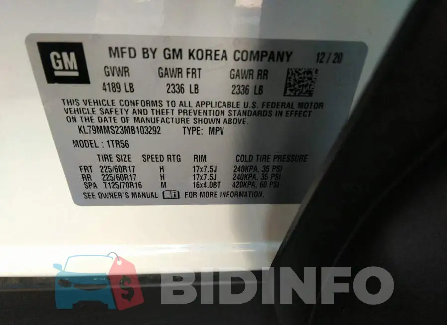 KL79MMS23MB103292 Photo# 9