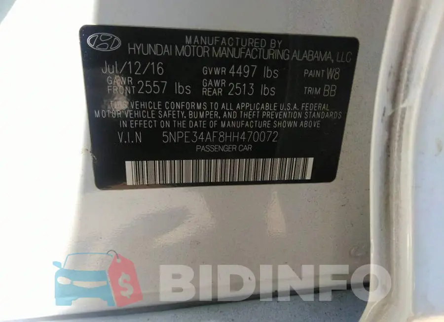 5NPE34AF8HH470072 Photo# 9