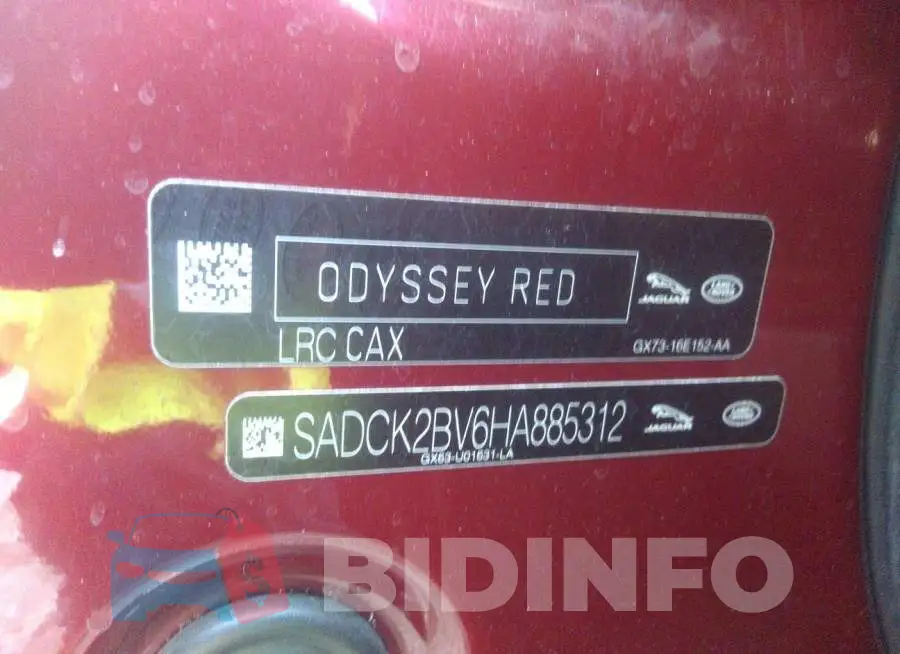 SADCK2BV6HA885312 Photo# 9