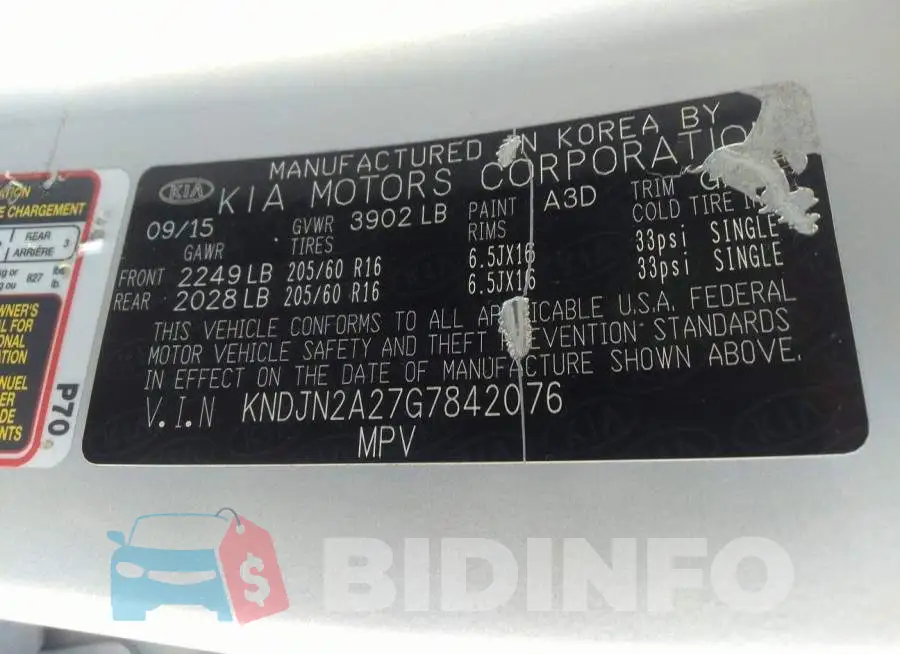 KNDJN2A27G7842076 Photo# 9