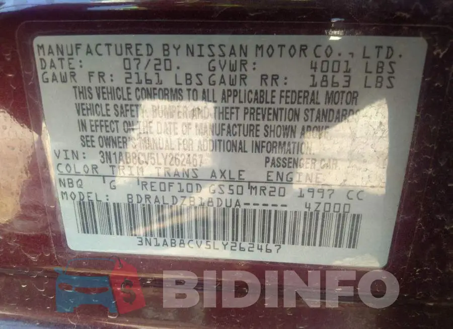 3N1AB8CV5LY262467 Photo# 9