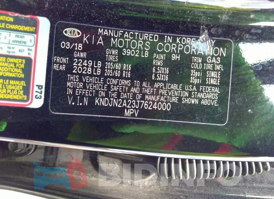 KNDJN2A23J7624000 Photo# 9