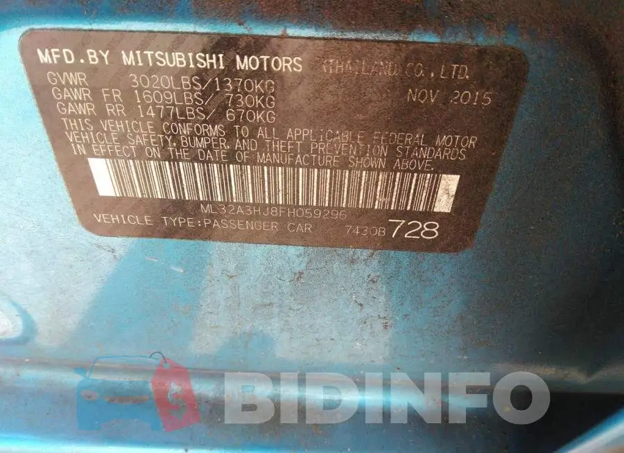 ML32A3HJ8FH059296 Photo# 9