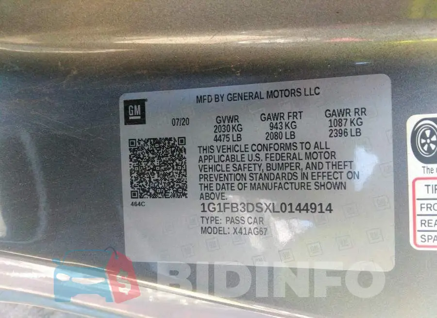 1G1FB3DSXL0144914 Photo# 9