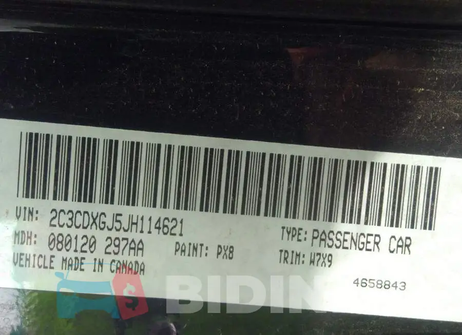 2C3CDXGJ5JH114621 Photo# 9