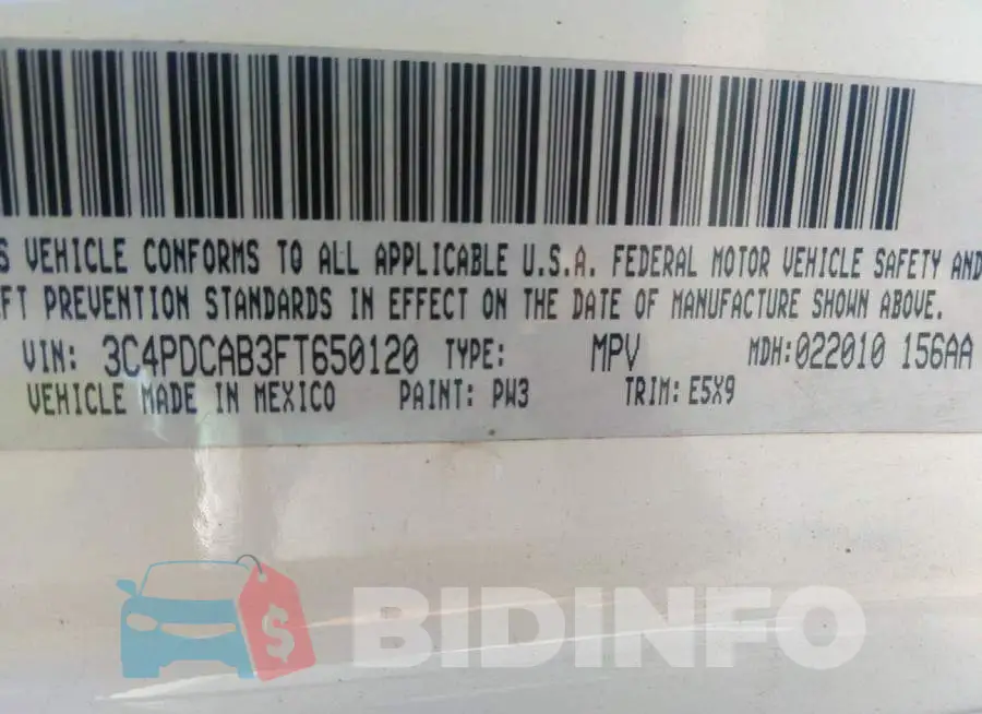 3C4PDCAB3FT650120 Photo# 9