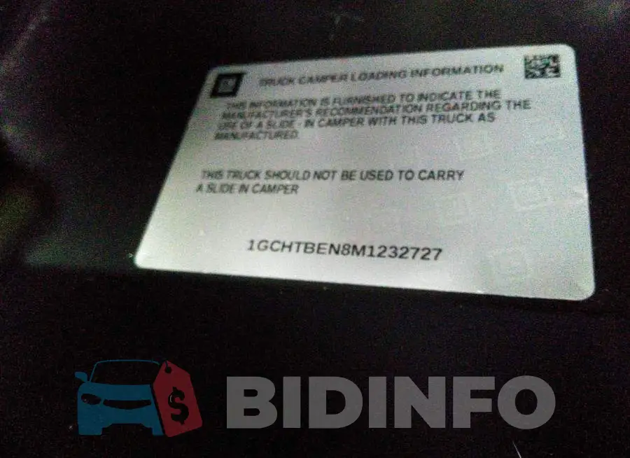 1GCHTBEN8M1232727 Photo# 9