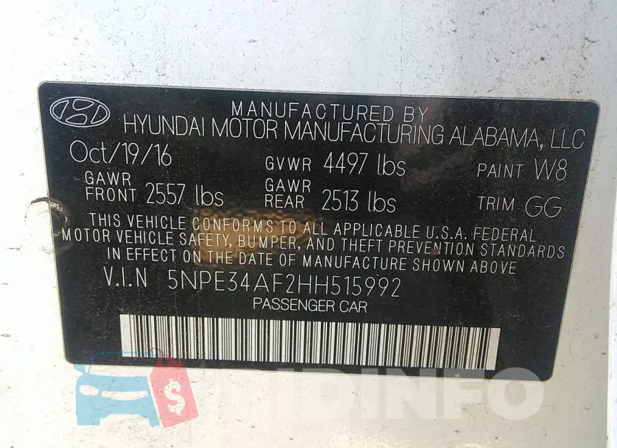 5NPE34AF2HH515992 Photo# 9
