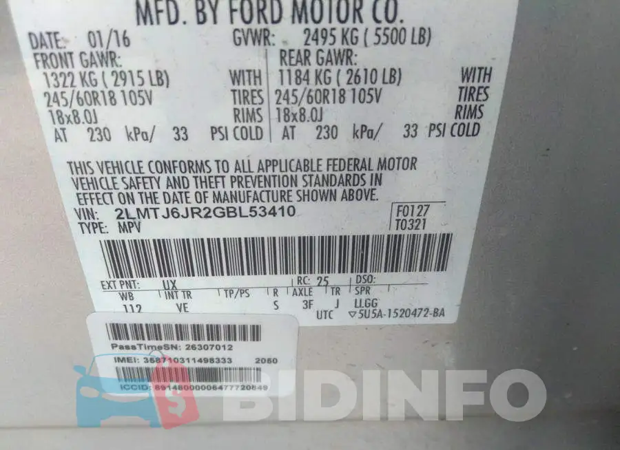 2LMTJ6JR2GBL53410 Photo# 9