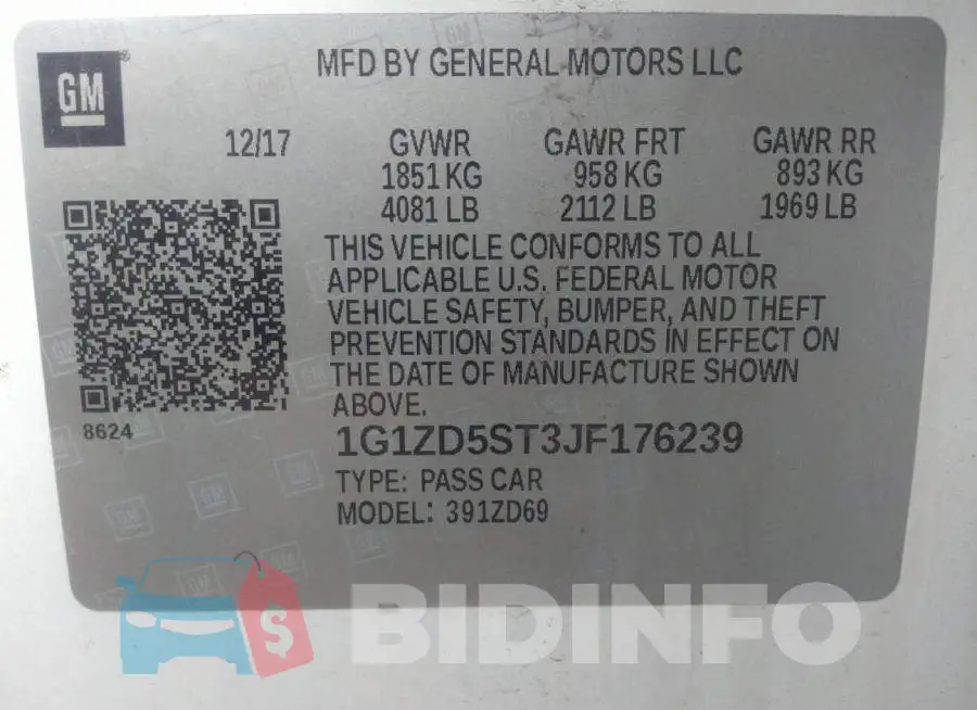 1G1ZD5ST3JF176239 Photo# 9