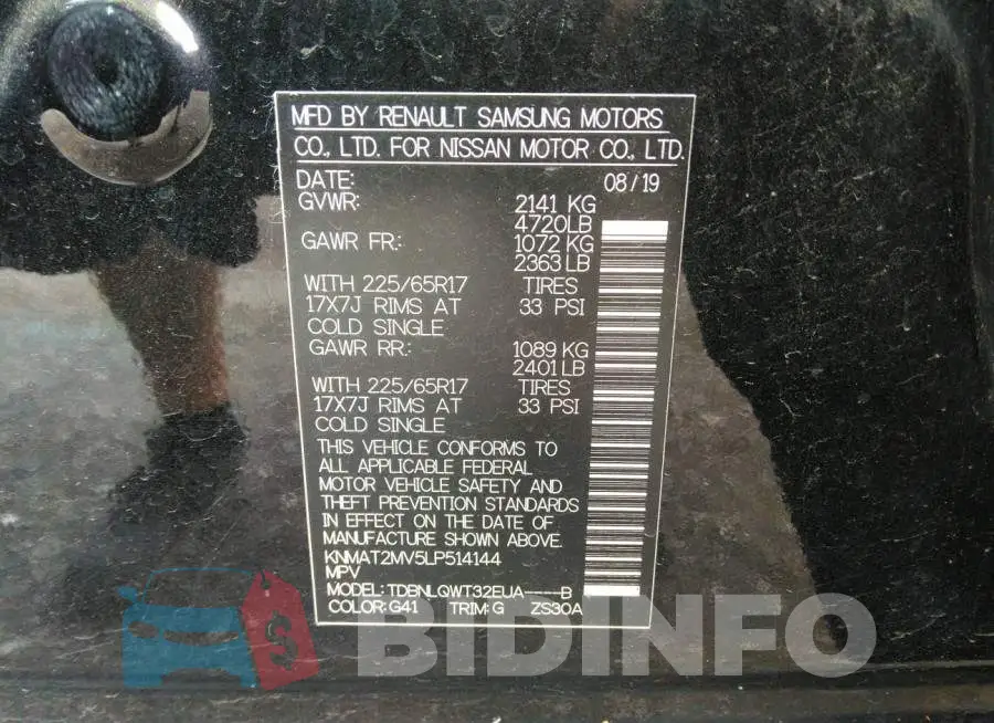 KNMAT2MV5LP514144 Photo# 9
