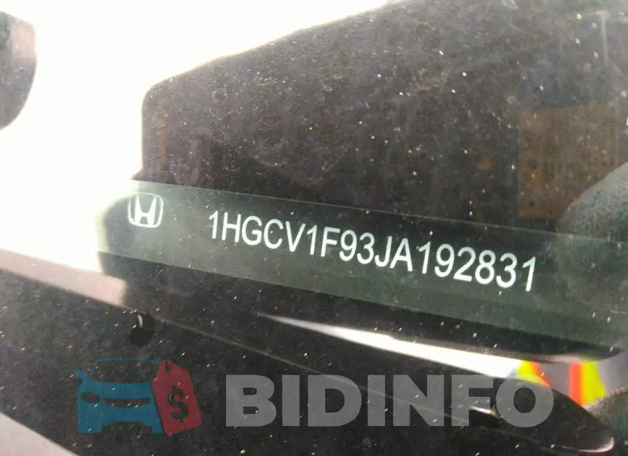 1HGCV1F93JA192831 Photo# 9