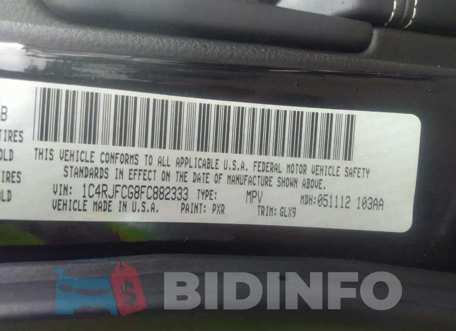 1C4RJFCG8FC882333 Photo# 9
