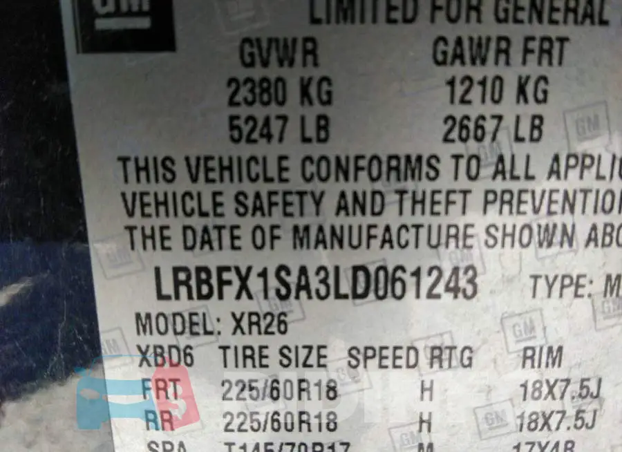 LRBFX1SA3LD061243 Photo# 9