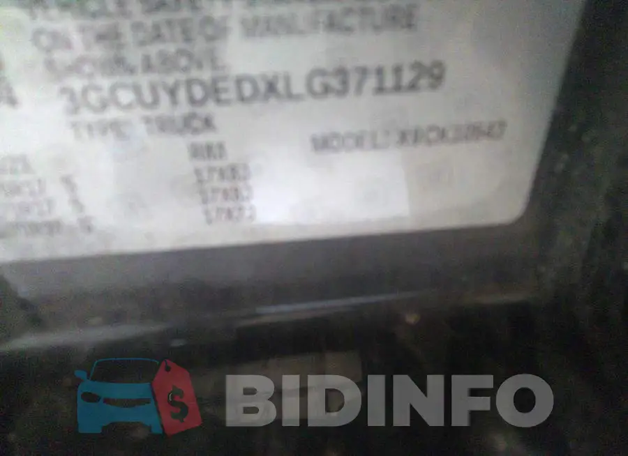 3GCUYDEDXLG371129 Photo# 9