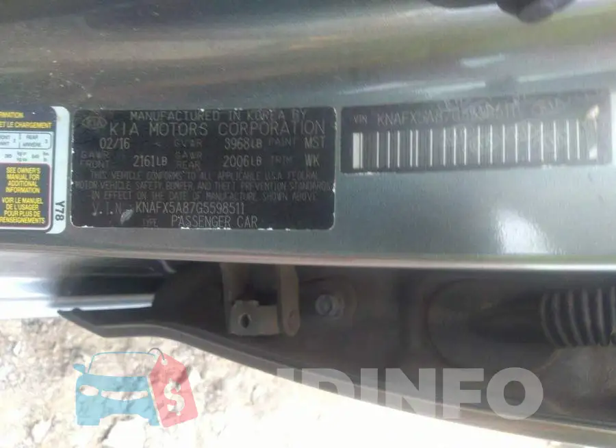KNAFX5A87G5598511 Photo# 9