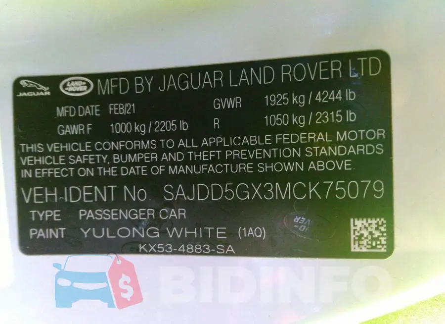 SAJDD5GX3MCK75079 Photo# 9