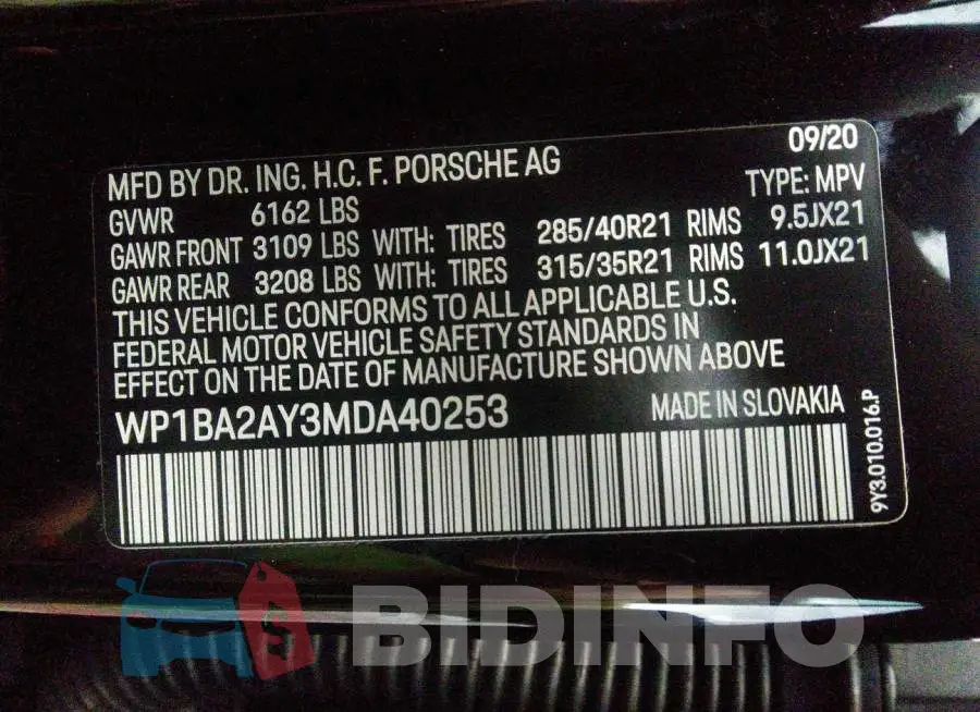 WP1BA2AY3MDA40253 Photo# 9
