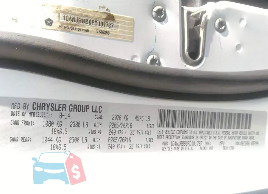 1C4NJRBB0FD101787 Photo# 9