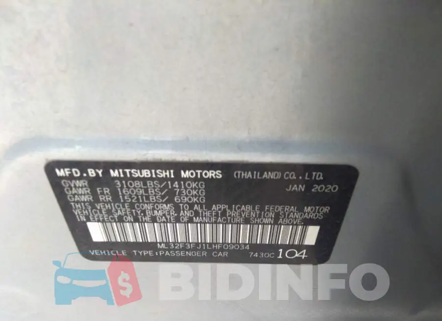 ML32F3FJ1LHF09034 Photo# 9