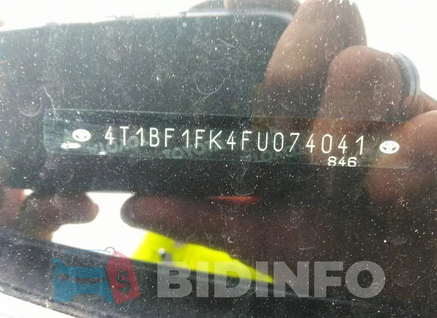 4T1BF1FK4FU074041 Photo# 9