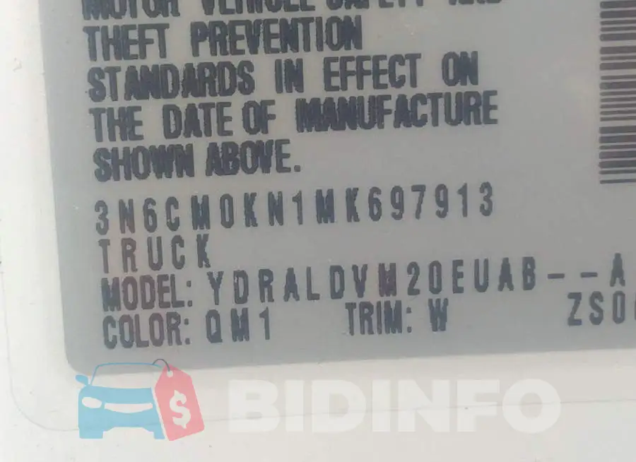3N6CM0KN1MK697913 Photo# 9