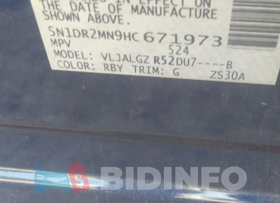 5N1DR2MN9HC671973 Photo# 9