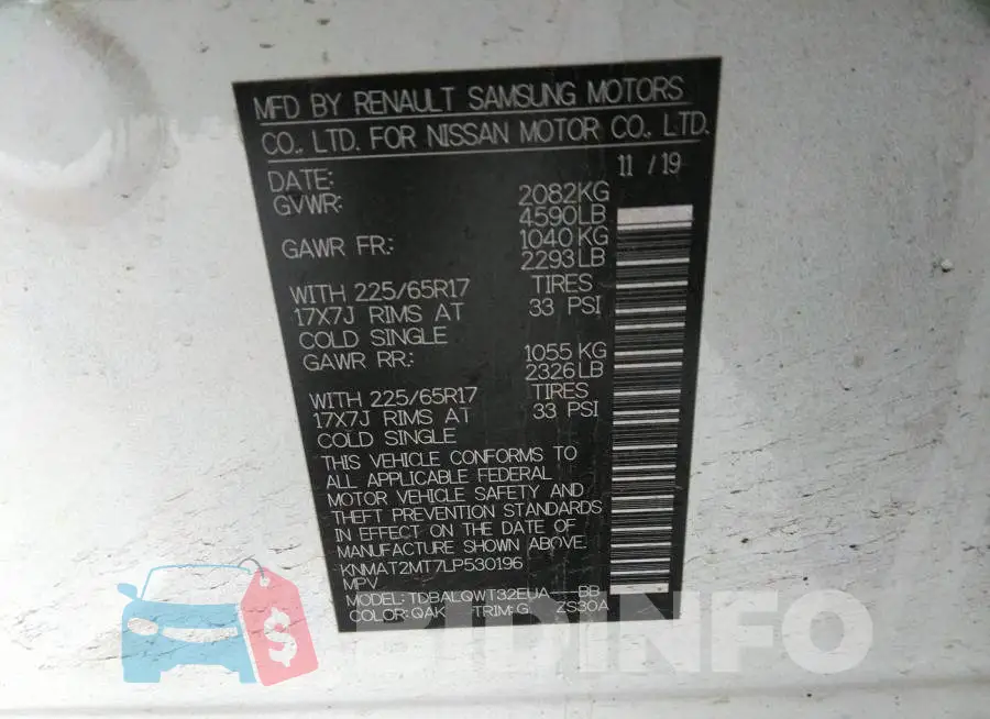 KNMAT2MT7LP530196 Photo# 9
