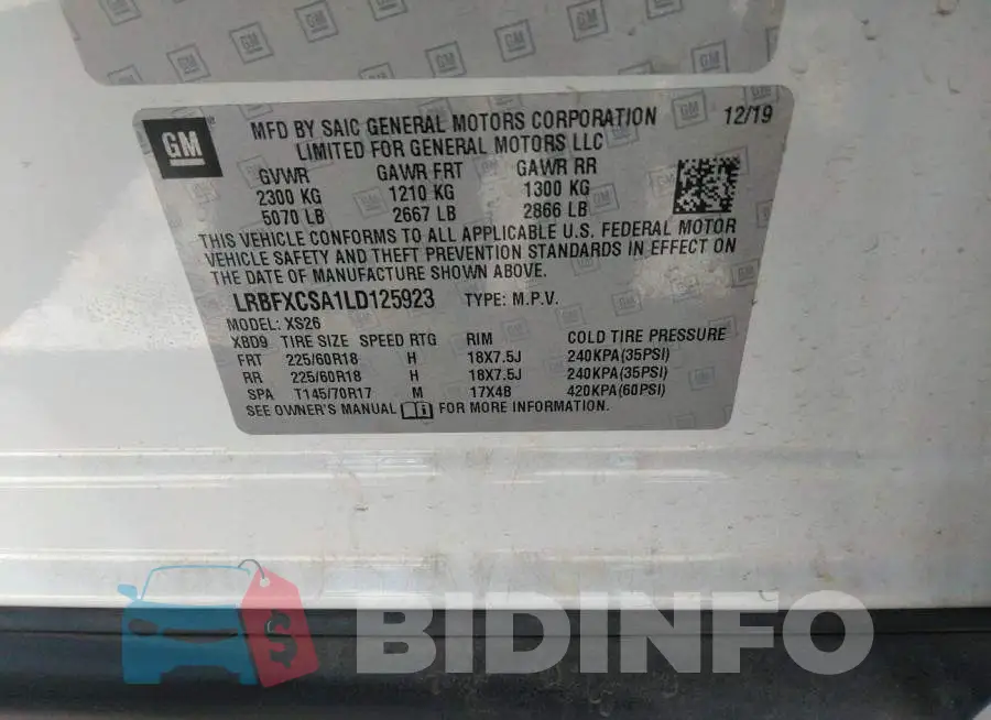 LRBFXCSA1LD125923 Photo# 9