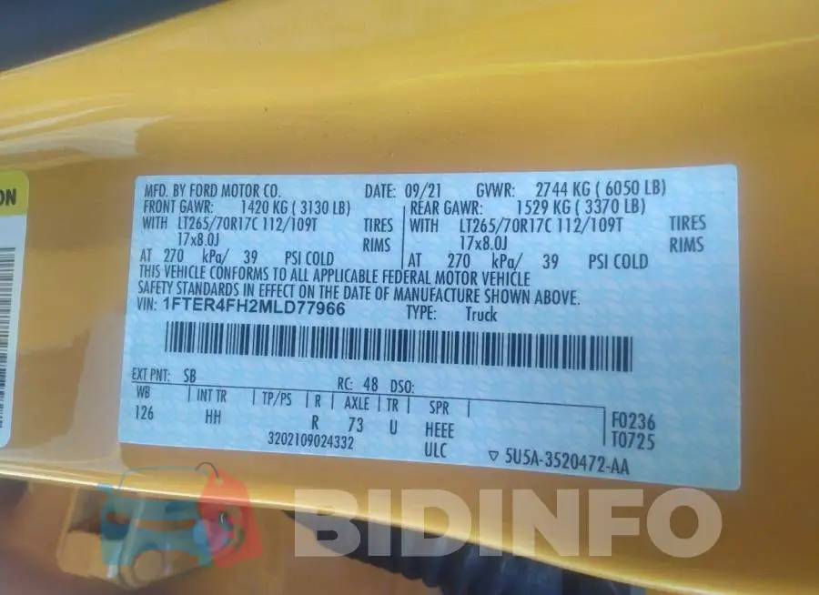 1FTER4FH2MLD77966 Photo# 9