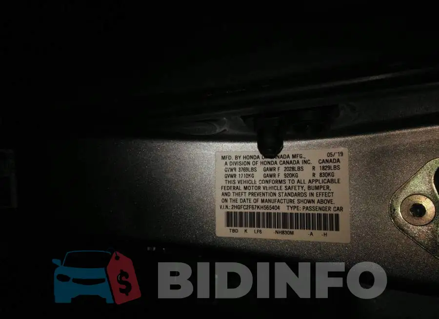 00GFC2F67KH565404 Photo# 9