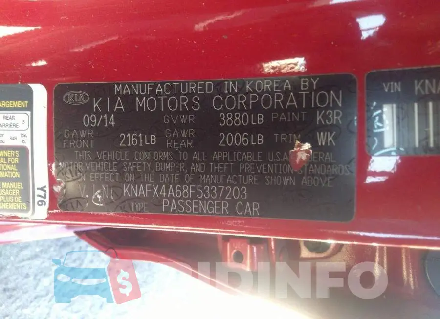 KNAFX4A68F5337203 Photo# 9
