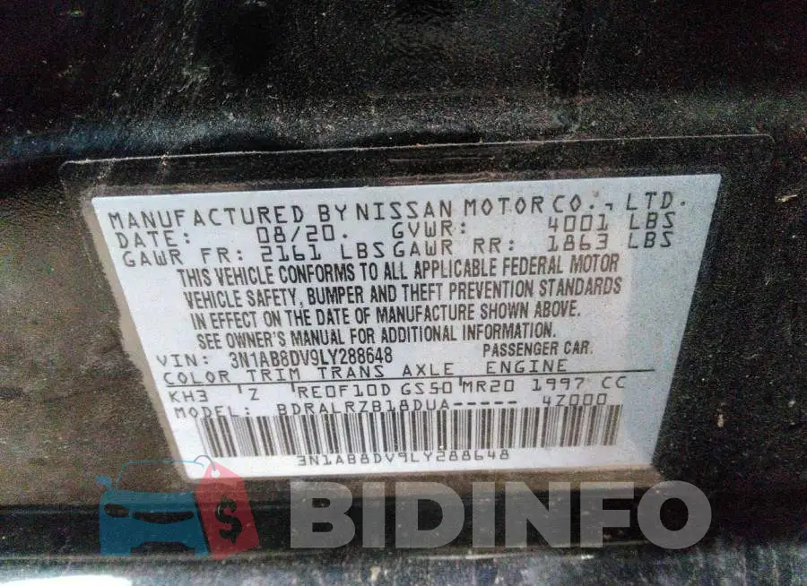 3N1AB8DV9LY288648 Photo# 9