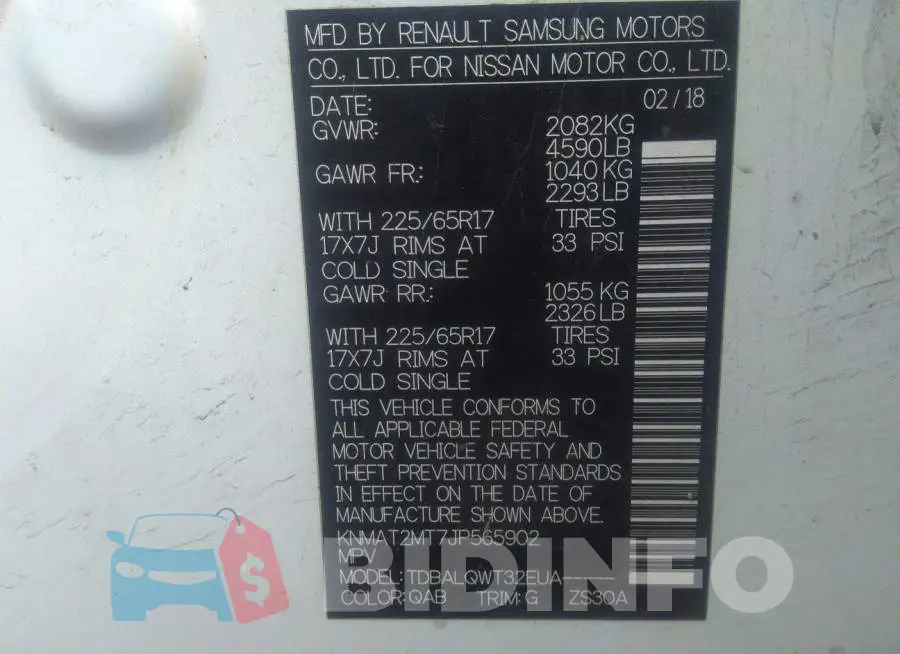 KNMAT2MT7JP565902 Photo# 9