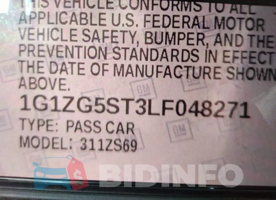 1G1ZG5ST3LF048271 Photo# 9