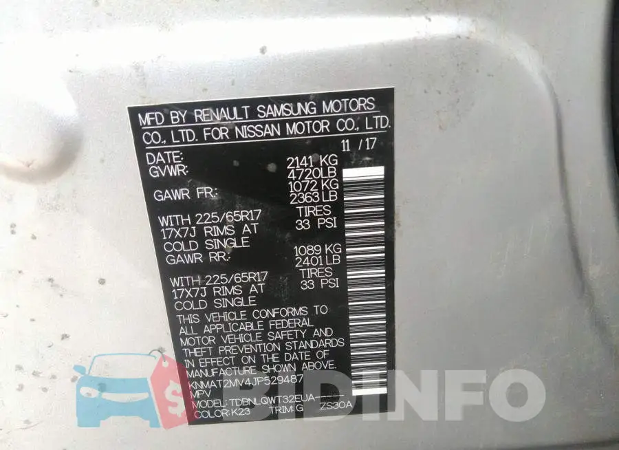 KNMAT2MV4JP529487 Photo# 9