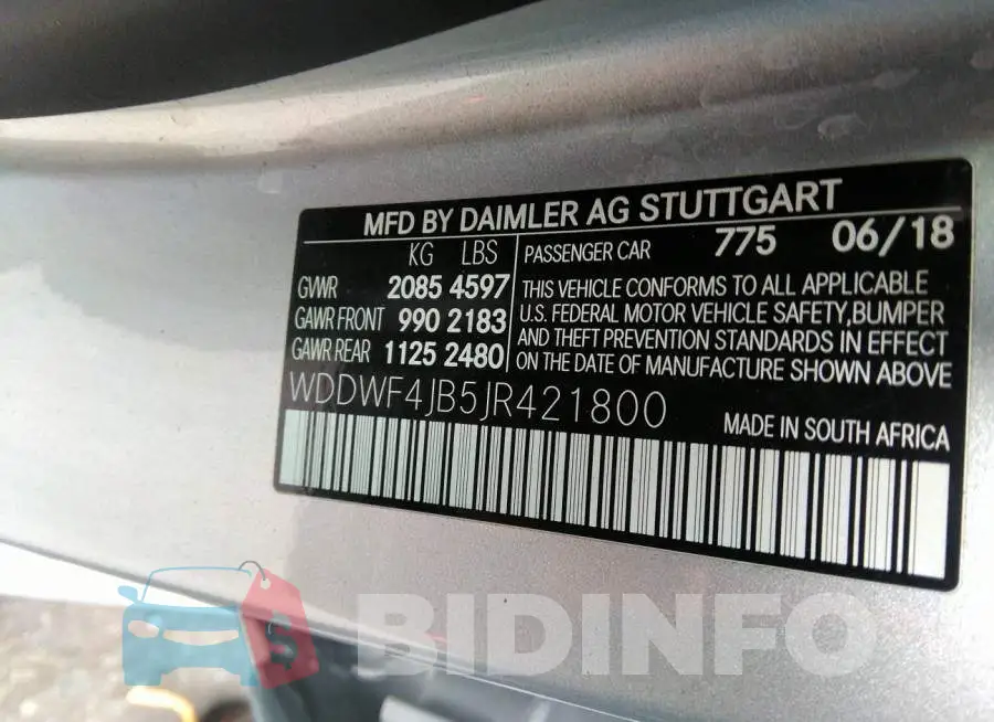 WDDWF4JB5JR421800 Photo# 9