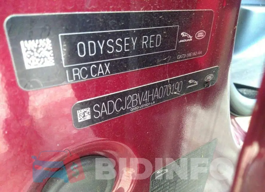 SADCJ2BV4HA070190 Photo# 9