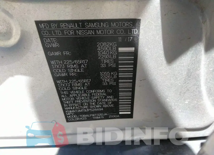 KNMAT2MT9JP528494 Photo# 9