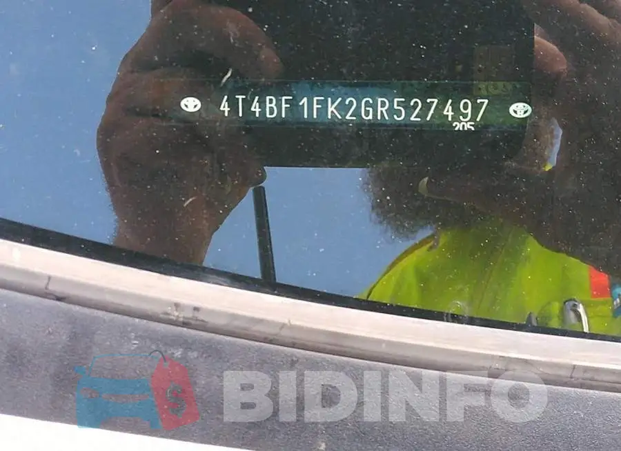 4T4BF1FK2GR527497 Photo# 9