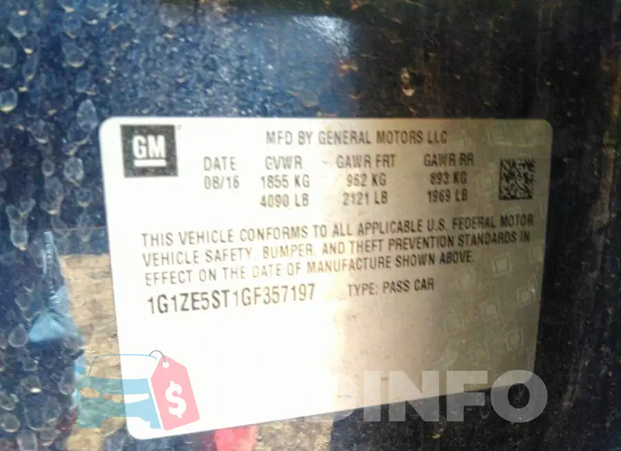 1G1ZE5ST1GF357197 Photo# 9