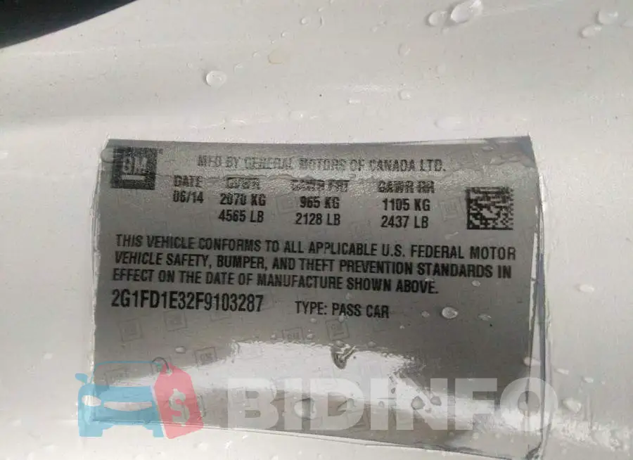 2G1FD1E32F9103287 Photo# 9