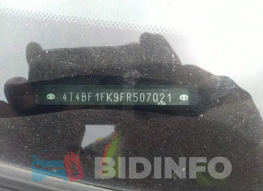 4T4BF1FK9FR507021 Photo# 9