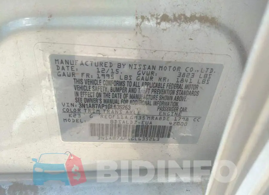 3N1AB7AP1GL635263 Photo# 9