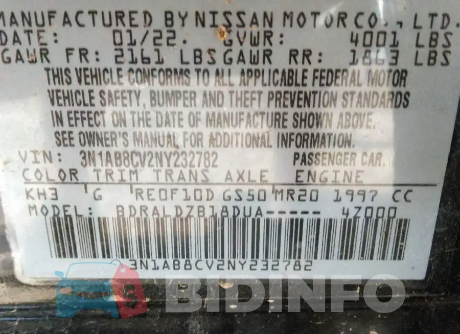 3N1AB8CV2NY232782 Photo# 9